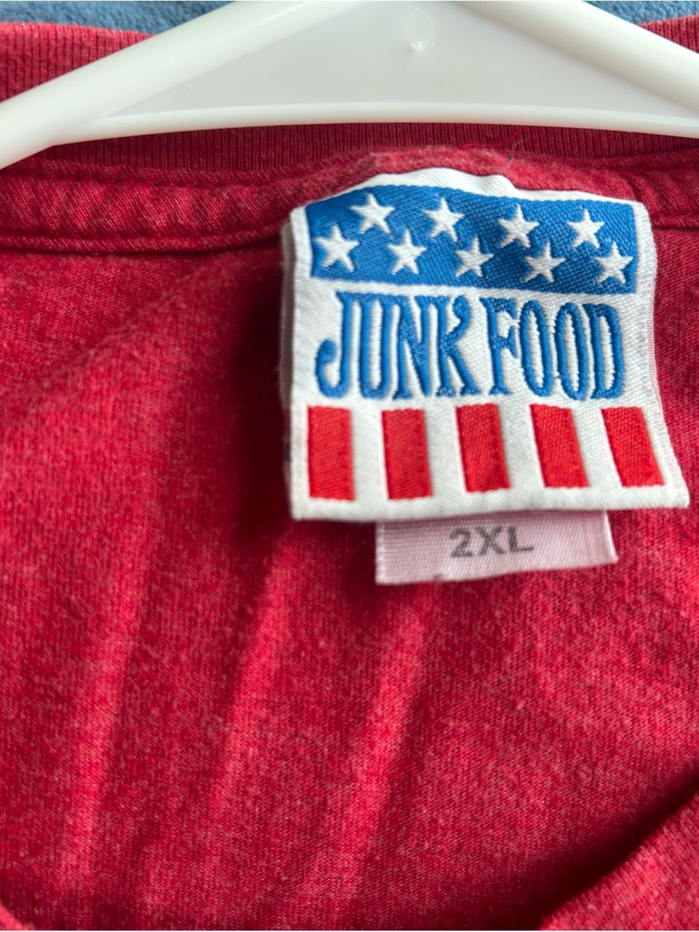 Junk Food Retro Philadelphia 76ers Cropped Muscle Tank - Picture 3 of 3